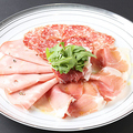 料理メニュー写真&nbsp;ハム盛り合わせ