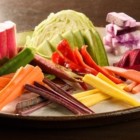 野菜にもこだわり！新鮮＆色鮮やかな旬の湘南野菜