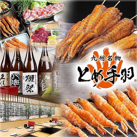 名物とめ手羽と九州料理が人気！手羽先と鍋のコースは会社宴会・大人数宴会にも◎