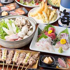 個室で味わう肉寿司と朝どれ鮮魚　にくと魚　川崎駅前店の特集写真