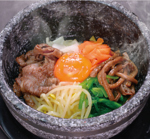 石焼飛騨牛ビビンバ！贅沢にも飛騨牛をたっぷり使用しています！