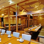 落ち着く団体席もご用意しています。☆駅チカだから、大型の会社宴会にも最適！