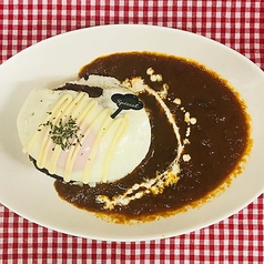 ロコモコカレーセット（ハンバーグ付）