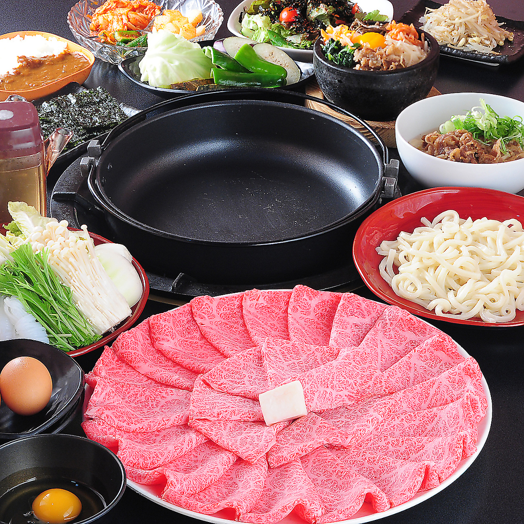 焼肉・しゃぶしゃぶ・すき焼き食べ放題4180円(税込)～♪アルコール飲み放題は+1320円(税込)～