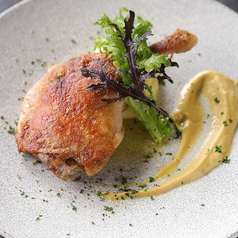 骨付き鴨肉のコンフィ