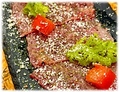料理メニュー写真&nbsp;黒毛和牛【厳選】肉カルパッチョ