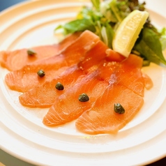 スモークサーモンの盛り合わせ