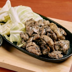 地鶏のもも焼き 柚子胡椒添え