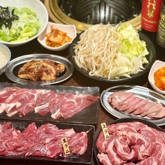 焼肉 ジンギスカン 渡辺のコース写真