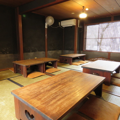 京都ならではの畳のお座敷席。ゆったりとした雰囲気でお食事を楽しめます。