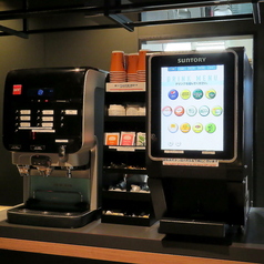 ドリンクバーも充実♪