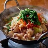 名物の国産牛を使った“牛スジ煮込み”と“牛モツ鍋”をはじめ、お酒のおつまみにぴったりの一品やボリュームたっぷりのプレートまで多彩なメニューが揃っています。