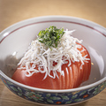料理メニュー写真&nbsp;トマトスライスちりめんがけ