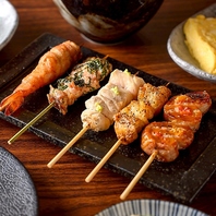 香ばしさと肉の旨味が抜群！備長炭で焼いた本格焼鳥！