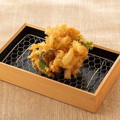 海老と三つ葉のかき揚げ