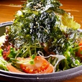 料理メニュー写真 韓国海苔塩サラダ