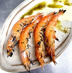 ソフトシェルシュリンプのオーブン焼き（4尾）