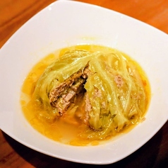 ロールキャベツ風 春キャベツとミンチのミルフィーユ