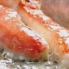 ずわい蟹の鉄板焼き