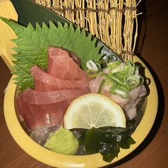 マグロとタタキの2種盛合わせ
