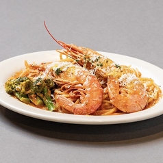 赤海老のトマトクリームパスタ