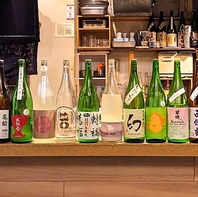 店主厳選の広島地酒。銘酒が紡ぐ物語を心ゆくまで