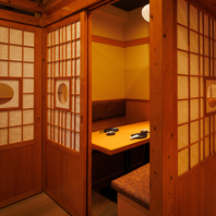 【全席扉付き完全個室】２名様～団体様までご用意が可能