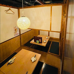 4～15名様【扉付き完全個室】少人数でご利用頂ける個室もございます！プライベート空間でごゆっくりご宴会をお楽しみください。