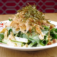 小松菜の和風シーザーサラダ