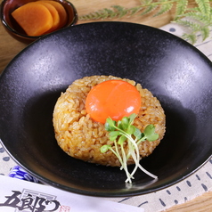 蘭王たまごのせ焼きおにぎり