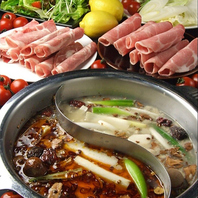 羊肉料理専門店の薬膳火鍋