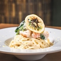 料理メニュー写真&nbsp;冷製エビクリームレモンパスタ