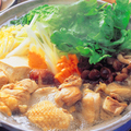 料理メニュー写真 九州地鶏鍋（醤油・塩・味噌・豚骨）　一人前