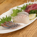 料理メニュー写真&nbsp;お刺身盛り合わせ3種
