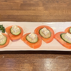 トマトとクリームチーズ