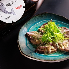 真鯛とフルーツトマトのカルパッチョ｜茗荷ドレッシング