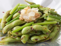 枝豆の辛ガーリック炒め