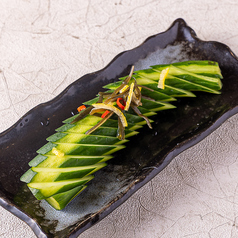 柚子香る胡瓜の一本漬け