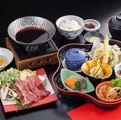 ツアー専用国産牛すき焼き御膳