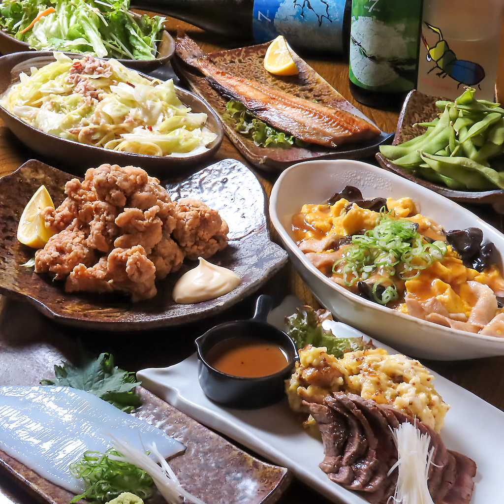 宴会に最適！当店自慢の絶品料理と豊富なドリンクをコースで満喫。