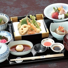 天ぷら お刺身膳