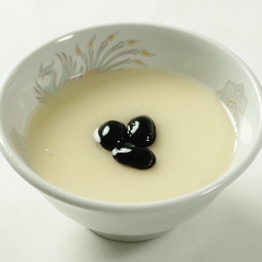 ふわとろアーモンドプリン～黒豆のせ～