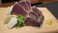 鰹の藁焼き塩たたき