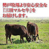 【マルセ牛】手塩にかけて育てられた三田マルセ牛は、昔ながらの香りと柔らかく繊細で、濃密なうまみをもつ牛肉です。