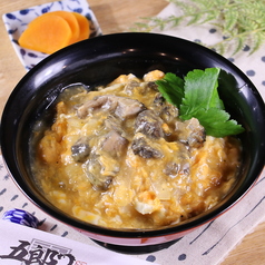 みつせ鶏で作る蘭王たまごの親子丼