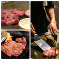 料理メニュー写真 本日のお得な牛肉鉄板焼き