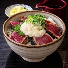 本ガツオ鉄火丼