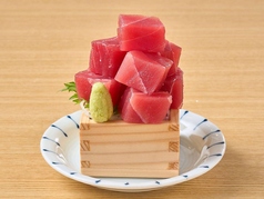 <まぐろ>赤ブツ枡盛り