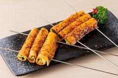 グリル野菜ロール串（2串）/焼きソーセージ