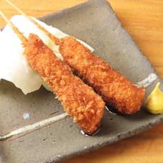 鶏串カツ(2本)(ソース、味噌、おろし)